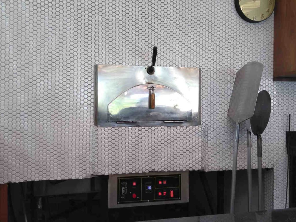 Aurora 120 MosaicWhite Oven Pizza Brick Lava Stones Wood Gas Bali Indonesia Asia 500