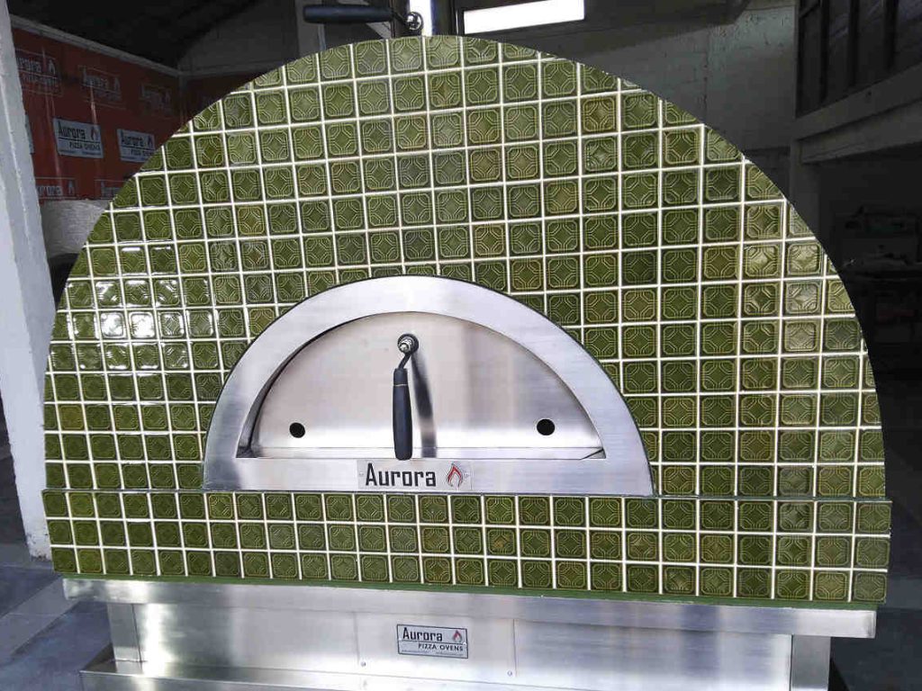 Aurora 90 CeramicGreen Oven Pizza Brick Lava Stones Wood Gas Bali Indonesia Asia 200