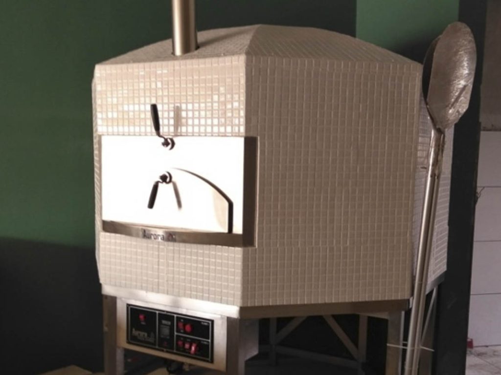 Aurora 120 ceramicwhite Oven Pizza Brick Lava Stones Wood Gas Bali Indonesia Asia 400 003