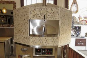 Aurora 120 mosaic Oven Pizza Brick Lava Stones Wood Gas Bali Indonesia Asia 400 031