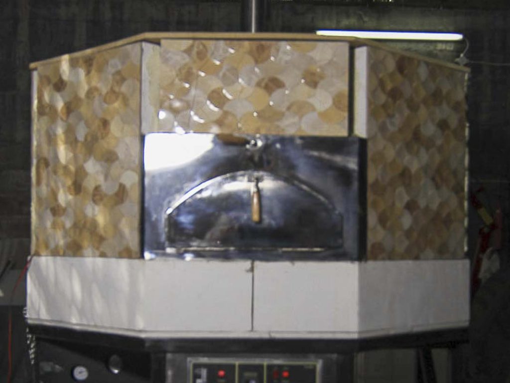 Aurora 120 mosaic Oven Pizza Brick Lava Stones Wood Gas Bali Indonesia Asia 400 043