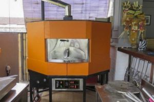 Aurora 120 orange Oven Pizza Brick Lava Stones Wood Gas Bali Indonesia Asia 400 028