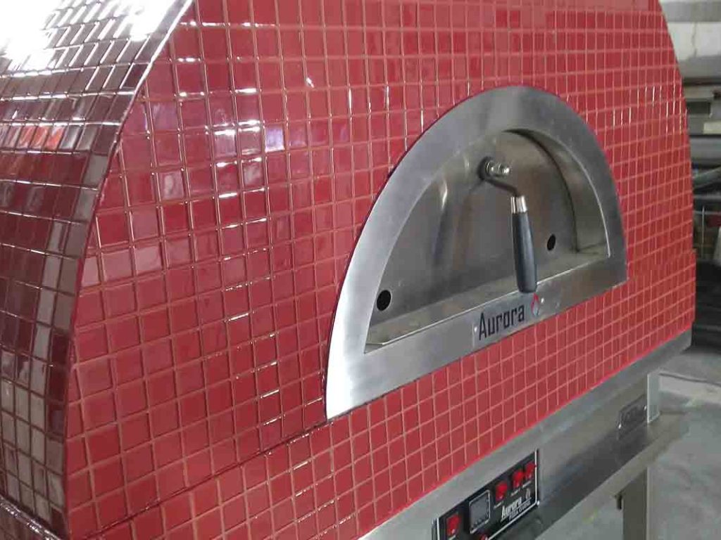 Aurora 90 red Oven Pizza Brick Lava Stones Wood Gas Bali Indonesia Asia 200 036