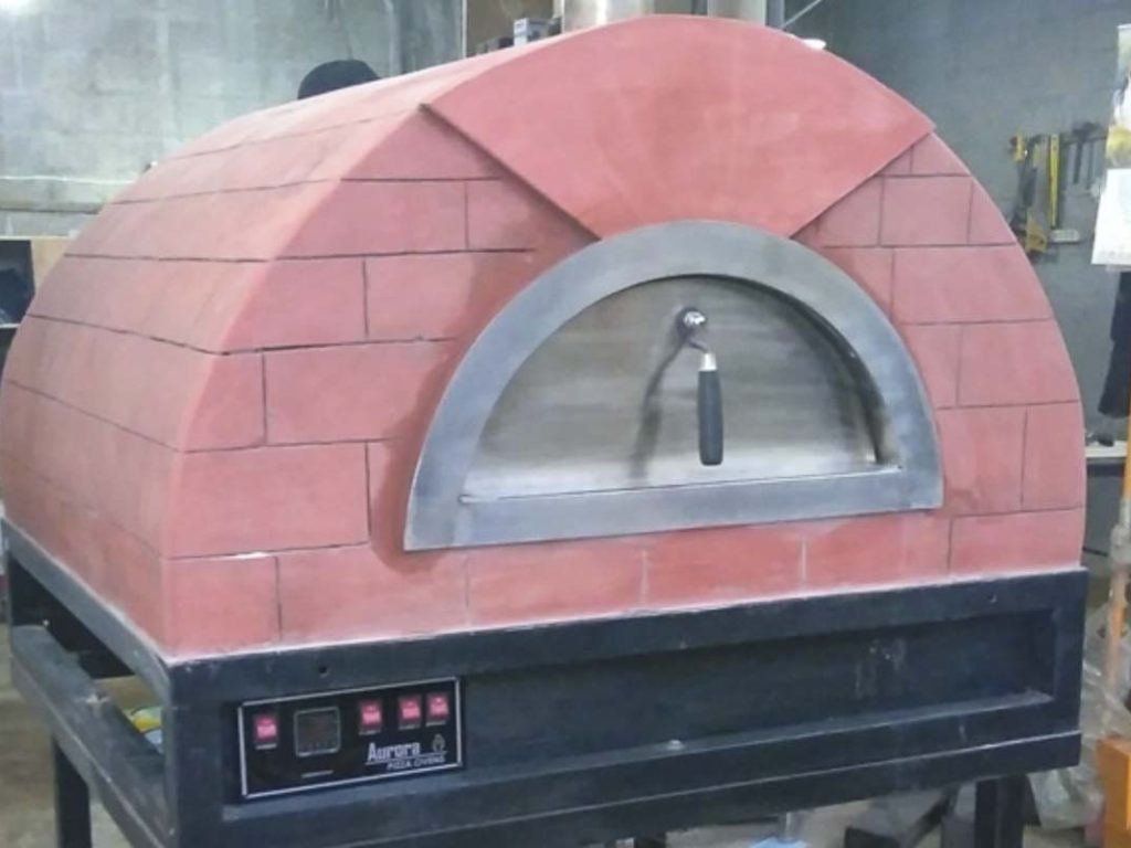 Aurora 90 rose Oven Pizza Brick Lava Stones Wood Gas Bali Indonesia Asia 200 007