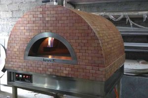 Aurora 90 rose Oven Pizza Brick Lava Stones Wood Gas Bali Indonesia Asia 200 052