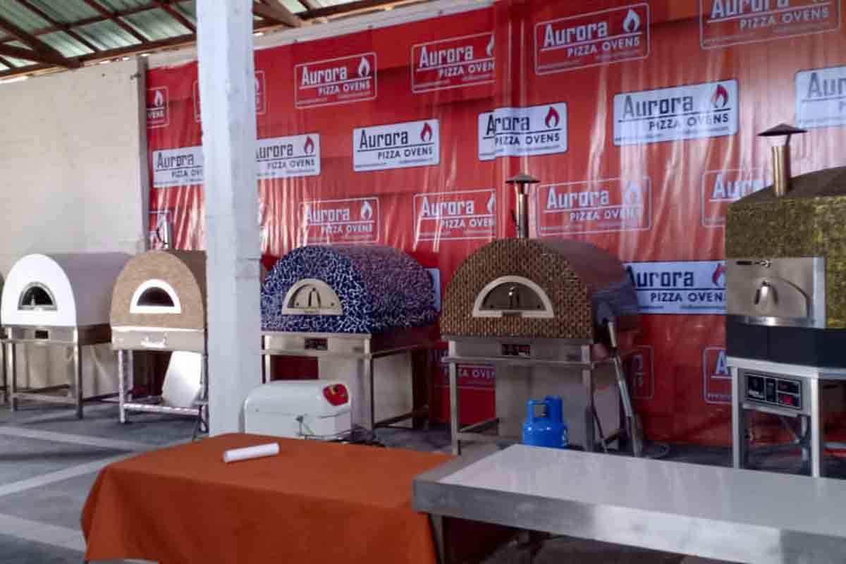 Aurora Oven Pizza Brick Lava Stones Wood Gas Bali Indonesia Asia try our ovens 001