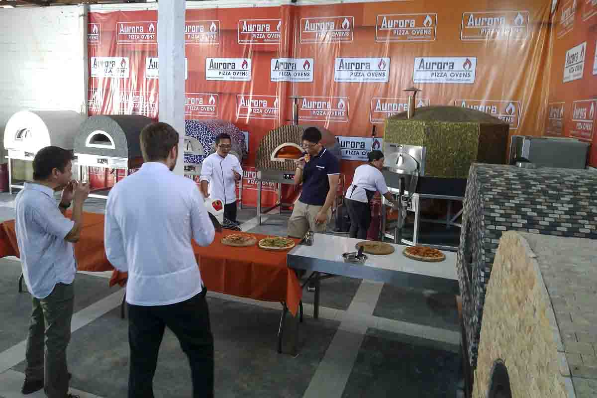 Aurora Oven Pizza Brick Lava Stones Wood Gas Bali Indonesia Asia try our ovens 002