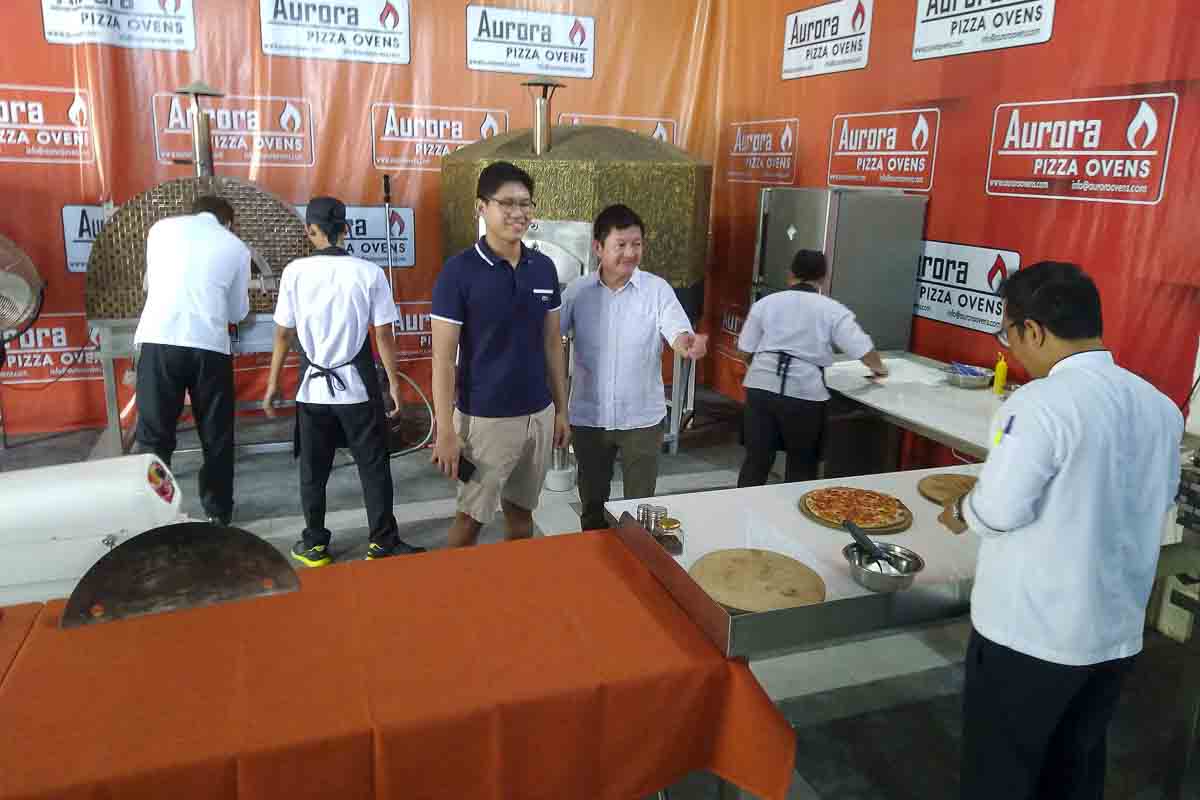 Aurora Oven Pizza Brick Lava Stones Wood Gas Bali Indonesia Asia try our ovens 003